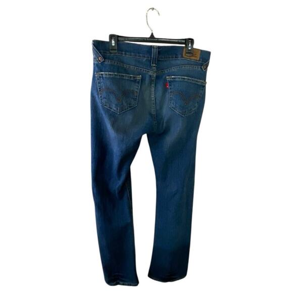 Levis 504 Red Tab Jeans Womens 14 Slouch Straight Leg Mid Wash Streetwear Denim - Picture 2 of 9